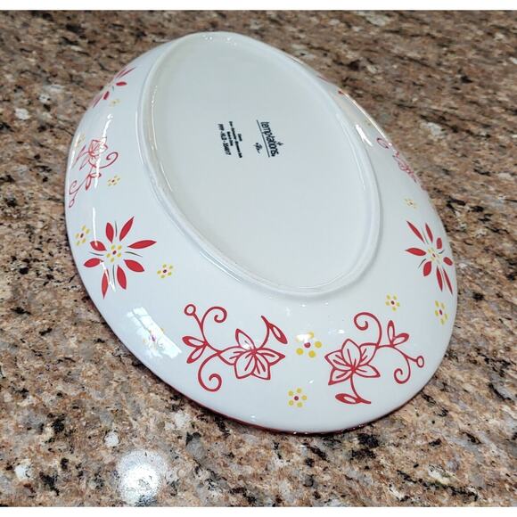 Temptations Oval Sharing Tray Red (14" X 8" X 1.5" H) - Picture 8 of 15